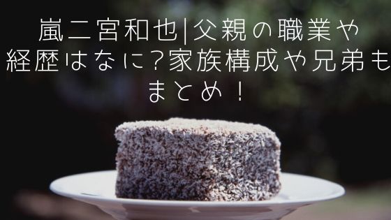 嵐二宮和也 父親の職業や経歴はなに 家族構成や兄弟もまとめ 誰かの役に立つ情報誌 Cady